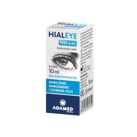 HIALEYE FREE 0,4% krople do oczu 10 ml (data ważności 2023-04)