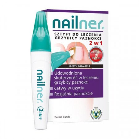 Nailner, sztyft do leczenia grzybicy paznokci 2w1, 4 ml