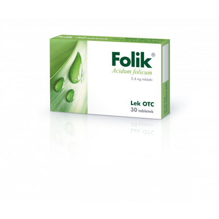 Folik, kwas foliowy 30 tabletek