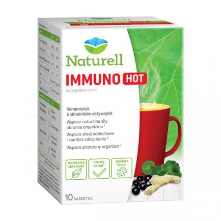 Naturell Immuno Hot 10 sasz. (data ważności 31-08-2022)