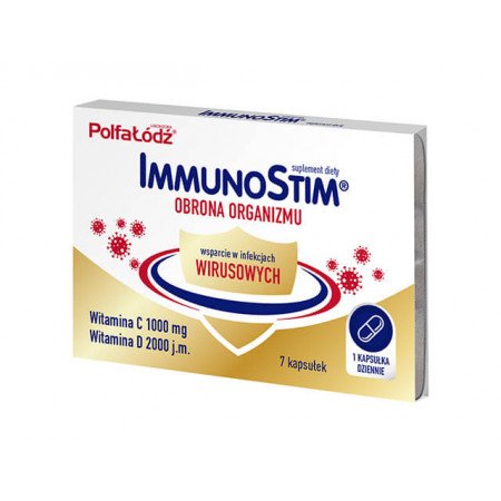 ImmunoStim (witamina C 1000 mg + witamina D 2000 j.) 7 kaps.
