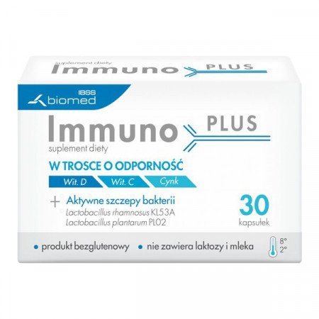 Immuno PLUS, kapsułki, 30 szt. (tylko odbiór osobisty!)