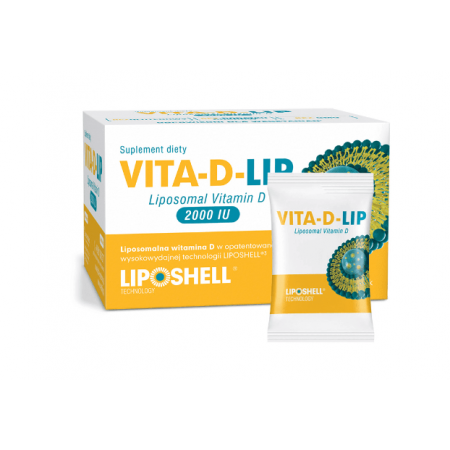 Vita-D-Lip liposomalna witamina D3 2000 j.m., żel w saszetkach