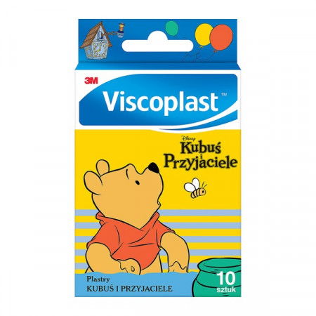 Plastry Viscoplast, motyw Kubuś i Przyjaciele, 72 x 25 mm, 10