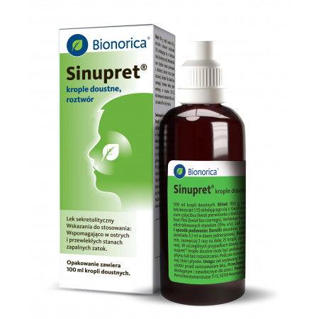 Sinupret, krople, 100 ml