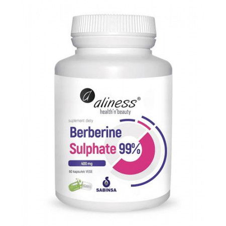 ALINESS Berberine Sulphate 99% 400 mg - 60 kaps.