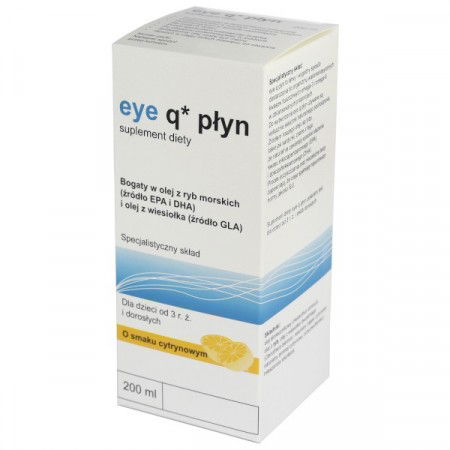 Eye Q, płyn o smaku cytrynowym, 200 ml (import równoległy)