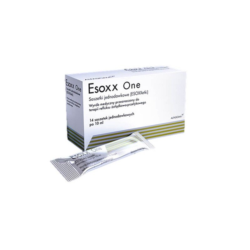 ESOXX ONE, terapia refluksu żołądkowo-przełykowego, 14 saszetek