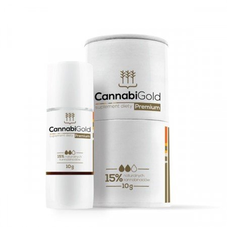 CannabiGold Premium olej CBD 15% 10 ml