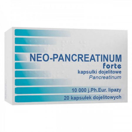 Neo-Pancreatinum Forte 20 kapsułek