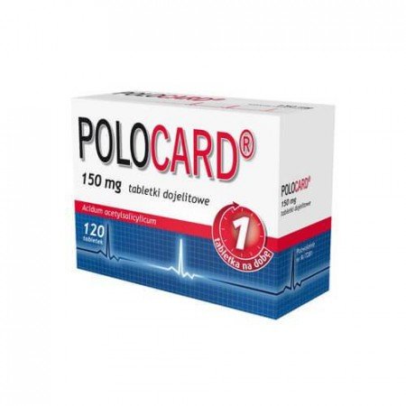 Polocard tabletki dojelitowe 0,15 g 120 tabletek