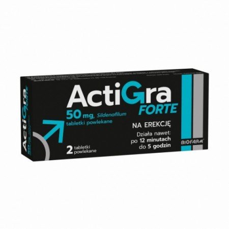 Actigra Forte 0,05 g 2 tabl.