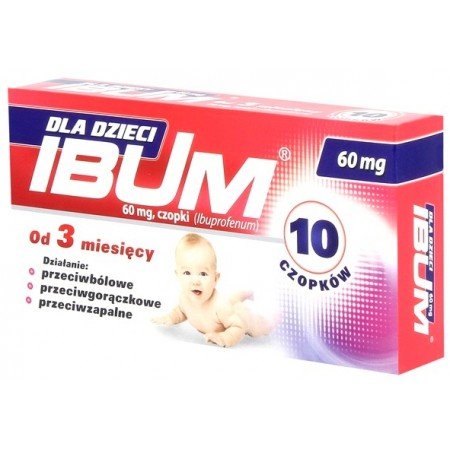 IBUM 60 mg - 10 czopków