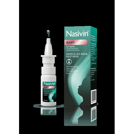 Nasivin baby 0.01% krople do nosa 0,1 mg/1ml 5 ml