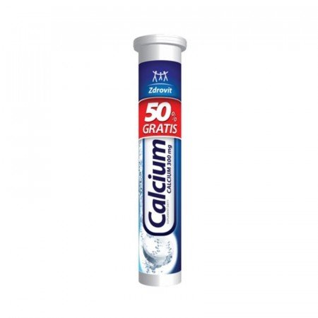 Zdrovit Calcium smak cytrynowy, 20 tabletek musujących