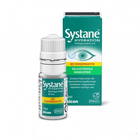 Systane Hydration krople do oczu bez konserwantów 10 ml