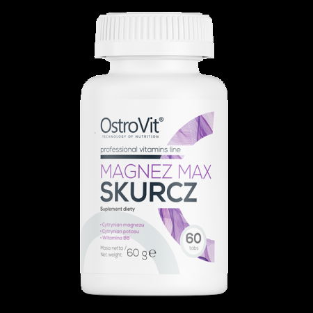 OstroVit Magnez Max Skurcz 60 tabletek