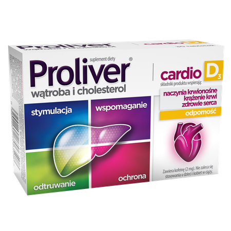 Proliver Cardio D3 30 tabletek