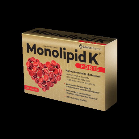 Monolipid K Forte 30 kapsułek cholesterol