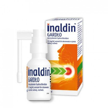 Inaldin Gardło 1,5mg/ml aerozol do jamy ustnej, 30ml