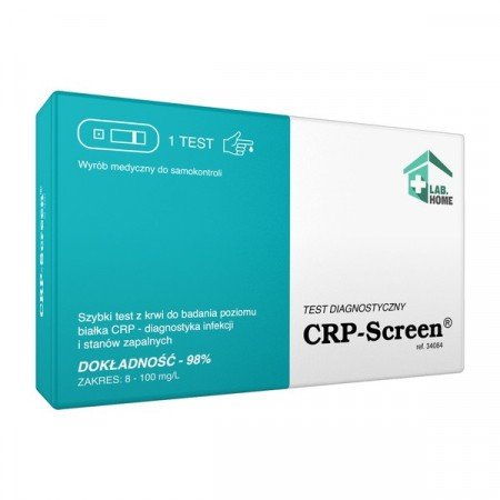 CRP-Screen, test diagnostyczny z krwi do badania poziomu białka
