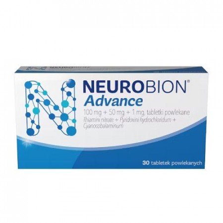 NEUROBION Advance, 30 tabletek powlekanych - lek z witaminami