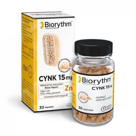 Biorythm Cynk 15 mg 30 kaps.