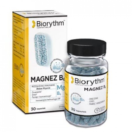Biorythm Magnez B6, 30kaps.