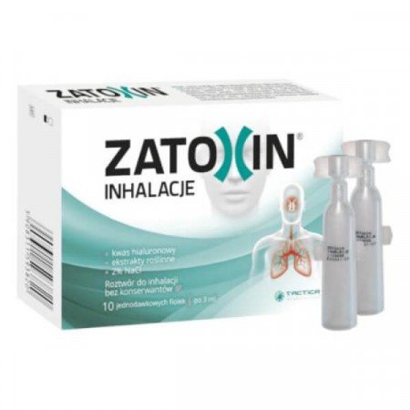 ZATOXIN INHALACJE Roztwór do inhalacji, 10 fiolek x 3ml