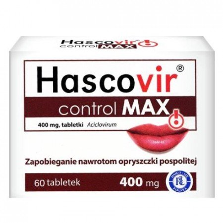 Hascovir Control Max 400mg, 60 tabletek