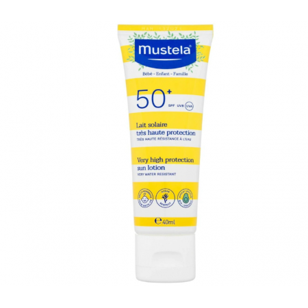 MUSTELA SUN ochrona przeciwsłoneczna mleczko SPF50 40ml ( data