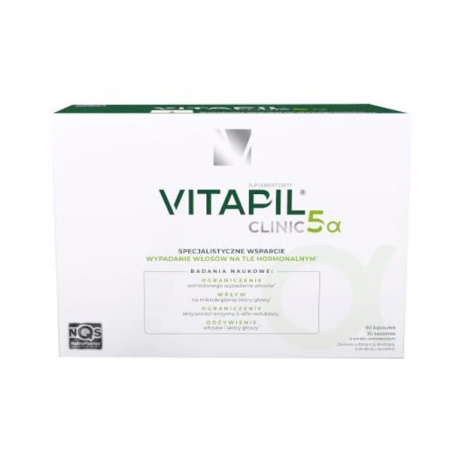 Vitapil Clinic 5alfa zestaw - 30 sasz. + 60 kaps.