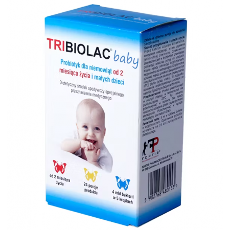 Tribiolac Baby krople - 5 ml (but.z zakrapl.)