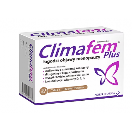 Climafem Plus tabletki powlekane - 30 tabl.