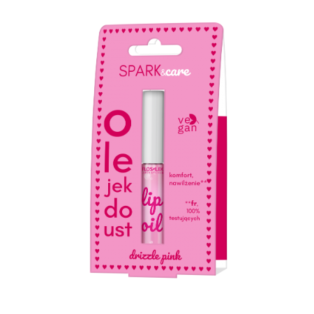 Floslek Laboratorium Spark & Care Drizzle Pink Olejek do ust