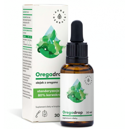 Aura Herbals Oregadrop Olejek z oregano krople - 30 ml