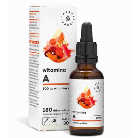 Witamina A krople - 30 ml