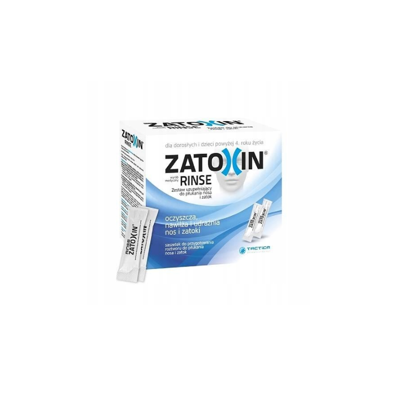 Zatoxin Rinse Zestaw do płukania nosa i zatok uzupełniający - - Zatoxin Rinse Zestaw do płukania nosa i zatok uzupełniający - -