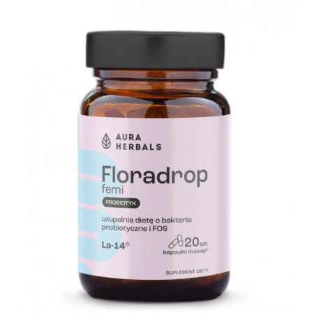 Aura Herbals Floradrop Femi Probiotyk kapsułki - 20 kaps.