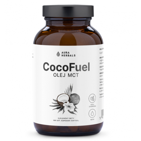 Aura Herbals CocoFuel Olej MCT - - 100 kaps.