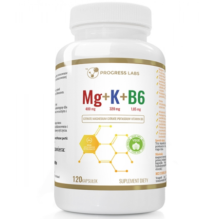 Mg + K + B6 kapsułki - 120 kaps.