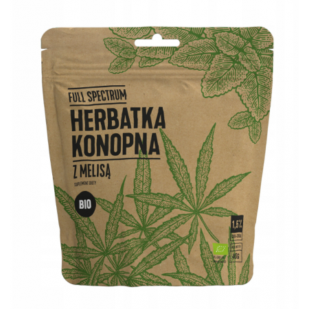 Herbatka konopna z melisą Bio - - 40 g