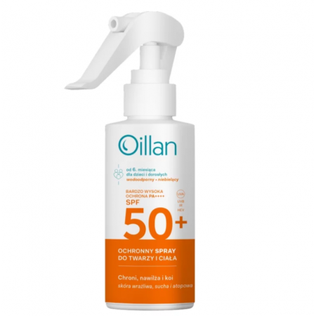 Oillan Dermo-spray przeciwsłoneczny dla dzieci i dorosłych