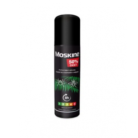 Moskine Max Płyn na komary, kleszcze i meszki 50 - - 80 ml