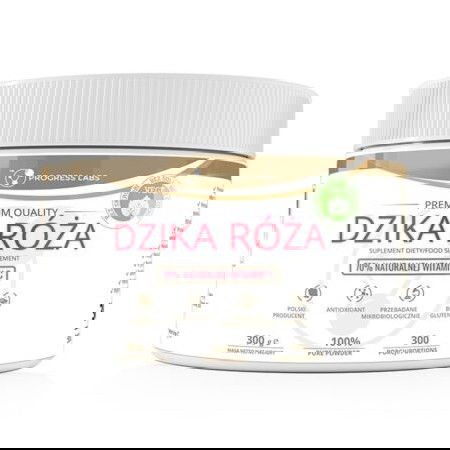 Dzika Róża 70% Naturalnej Witaminy C proszek - 300 g