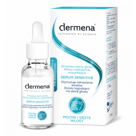 Dermena Sensitive Serum wrażliwa skóra głowy włosy nadmiernie