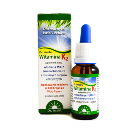 Witamina K2 Dr. Jacob's krople - 20 ml