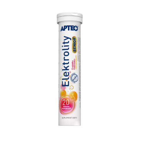 Elektrolity Senior Apteo smak malinowo-cytrynowy tabletki