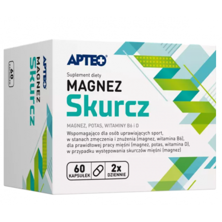Magnez Skurcz Apteo kapsułki - 60 kaps.