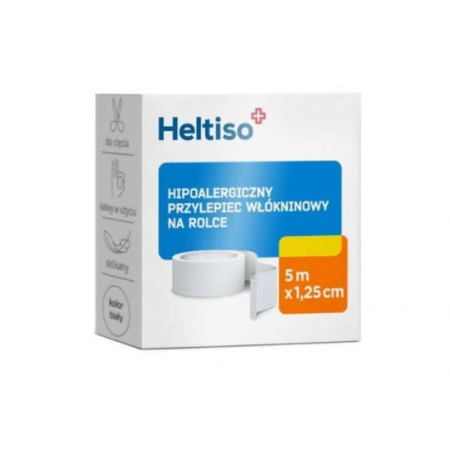 Heltiso Przylepiec włókninowy na rolce 5 m x 1,25 cm